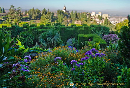 Generalife garden view