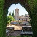 Through every arch, there is an interesting picture