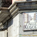 Calle Mayor colourful street sign