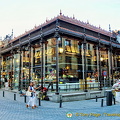 This Madrid market is on Plaza San Miguel