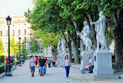 Sculpture collection of twenty Spanish kings