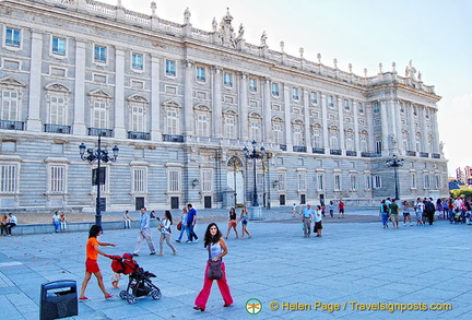 The Royal Palace in Madrid