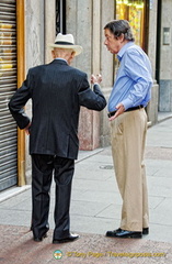 Locals having a chat