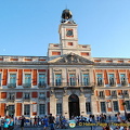 The old Royal Post Office (Real Casa de Correos) is now the office of the President of Madrid