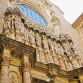 Sculptures of Christ and the apostles on the Basilica facade