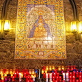 This is where candle offerings are made after visiting the Black Madonna