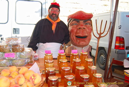 A very cool market stall holder