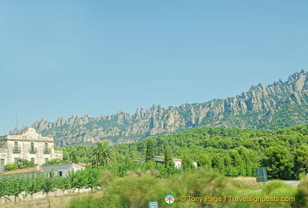 The Montserrat mountain range