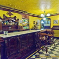 Side bar of Café Iruña which Hemingway frequented