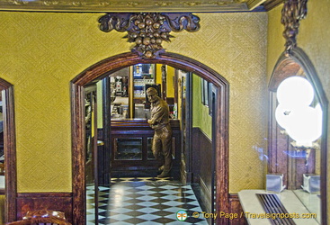 Hemingway's Corner at the Cafe Iruña