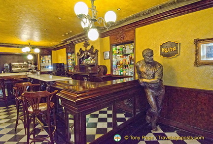 Hemingway Corner at the Café Iruña