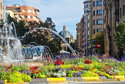 Pamplona fountain