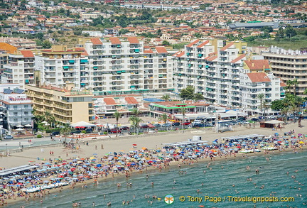 Peñíscola's popular North beach