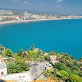 View of Peñíscola coastline from the Castle 