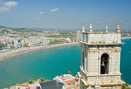 View from Peñíscola Castle 