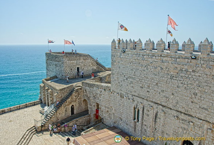 Peñíscola castle wall