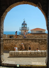 View of the Peñíscola lighthouse