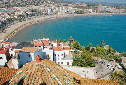 View from Peñíscola Castle