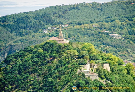 Monument to the Sacred Heart on top of Monte Urgull