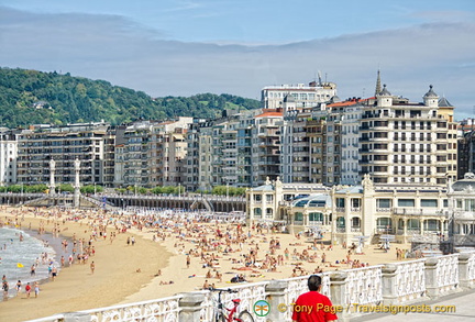 The beaches of San Sebastian