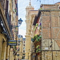 Looking down Calle 31 de Agosto, San Sebastian