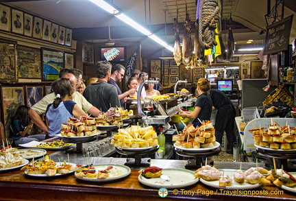 Pintxos at Casa Alcalde