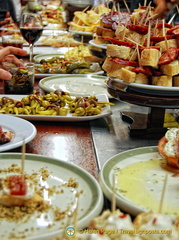 Great selection of pintxos at Casa Alcalde