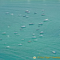 Leisure boats in La Concha Bay