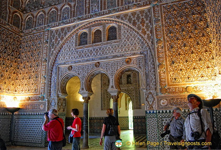 Salon de Embajadores is one of the finest examples of Seville's Mudéjar art