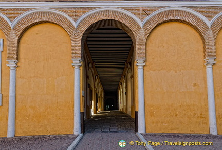 Patio de la Montería was named after the monteros (scouts) who accompanied the king's hunting parties