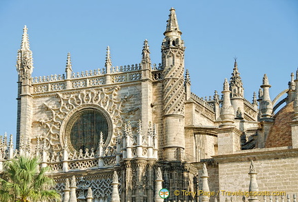 West facade of the Seville Cathedral