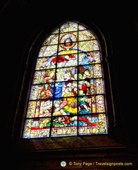 Stained glass of Seville Cathedral