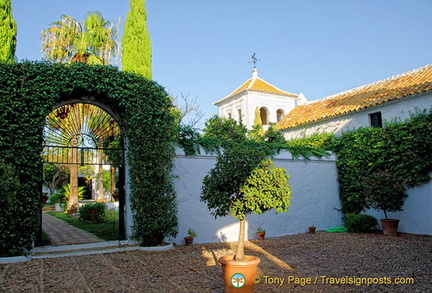 Hacienda courtyard