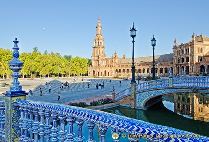 Beautiful bridge tilework