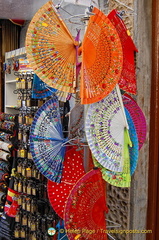 Colourful Spanish fans