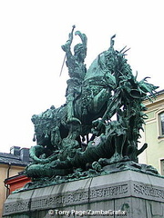 St George and the Dragon, Old Town, Stockholm