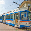 Bern Old Town | Switzerland (962 visits) Electric trams serve as city transport Bern Old Town | Switzerland
