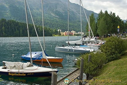 Lake walk, St Moritz