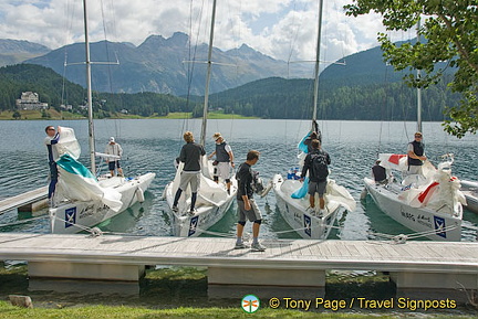 Lake walk, St Moritz