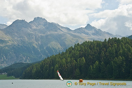 Lake walk, St Moritz