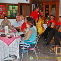 Tourists being entertained with local music
