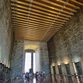 Hall of Honour's attractive gold coloured ceiling