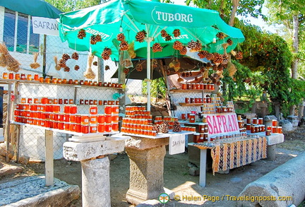 Saffron stall