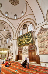 Worshippers at some Koran inscriptions