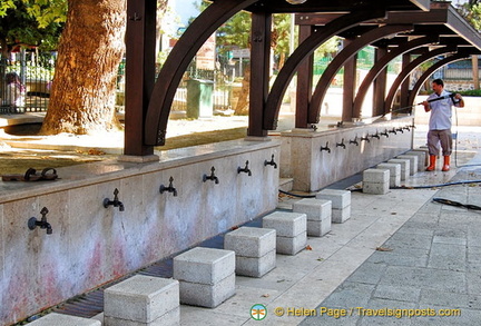 Ablution area of Bursa Ulu Camii