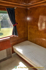 Wood-panelled room of Atatürk's car