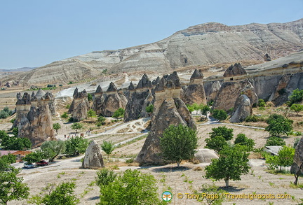 A colony of fairy chimneys