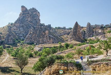 A complex of cave houses