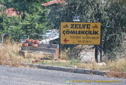 There are many potteries in Zelve