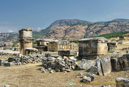 There are some 1,200 tombs here